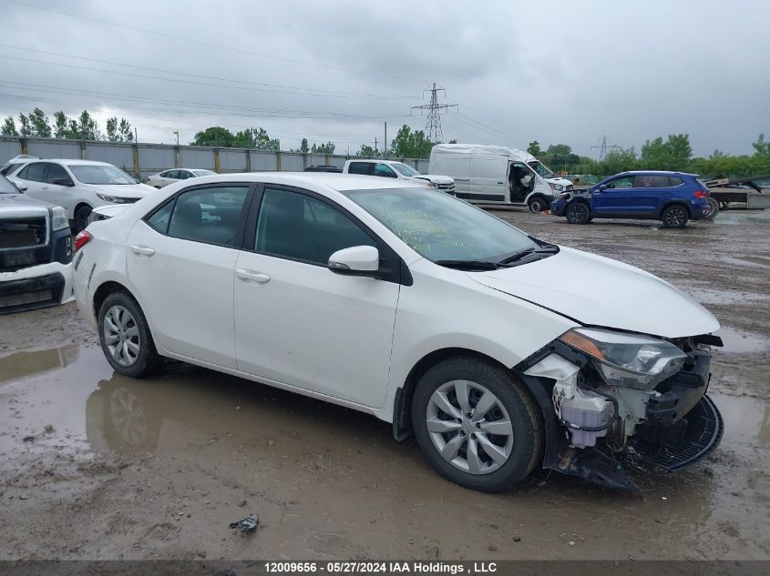 2015 Toyota Corolla L/Le/Le Pls/Prm/S/S Pls VIN: 2T1BURHE4FC479166 Lot: 12009656