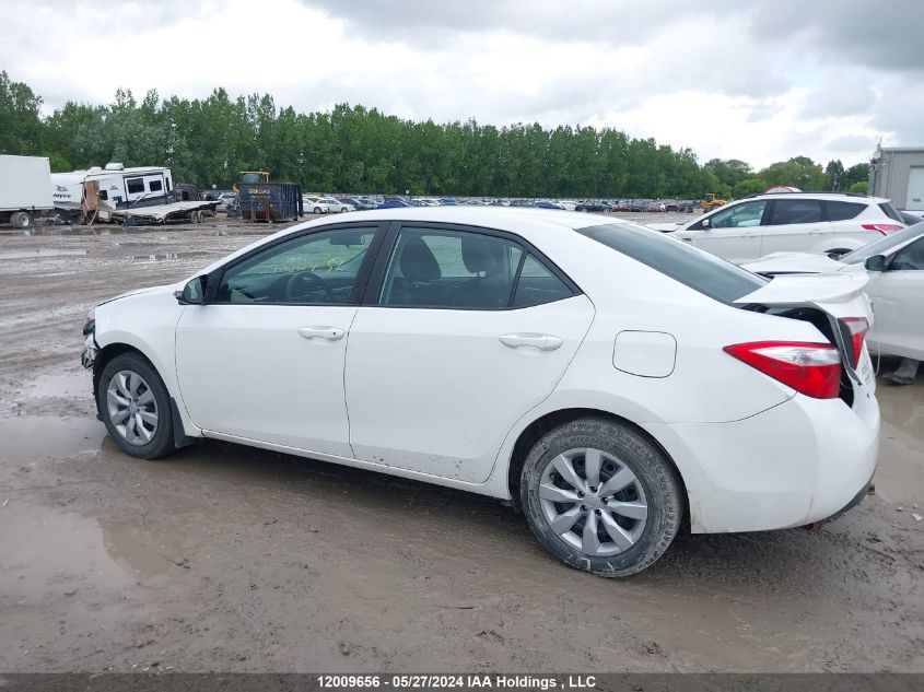 2015 Toyota Corolla L/Le/Le Pls/Prm/S/S Pls VIN: 2T1BURHE4FC479166 Lot: 12009656
