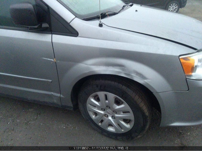 2016 Dodge Grand Caravan Se/Sxt VIN: 2C4RDGBG5GR382170 Lot: 12009664