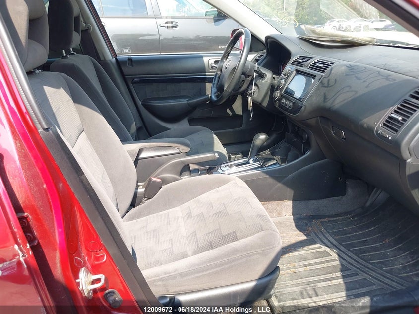 2005 Acura El VIN: 2HHES36665H102643 Lot: 12009672