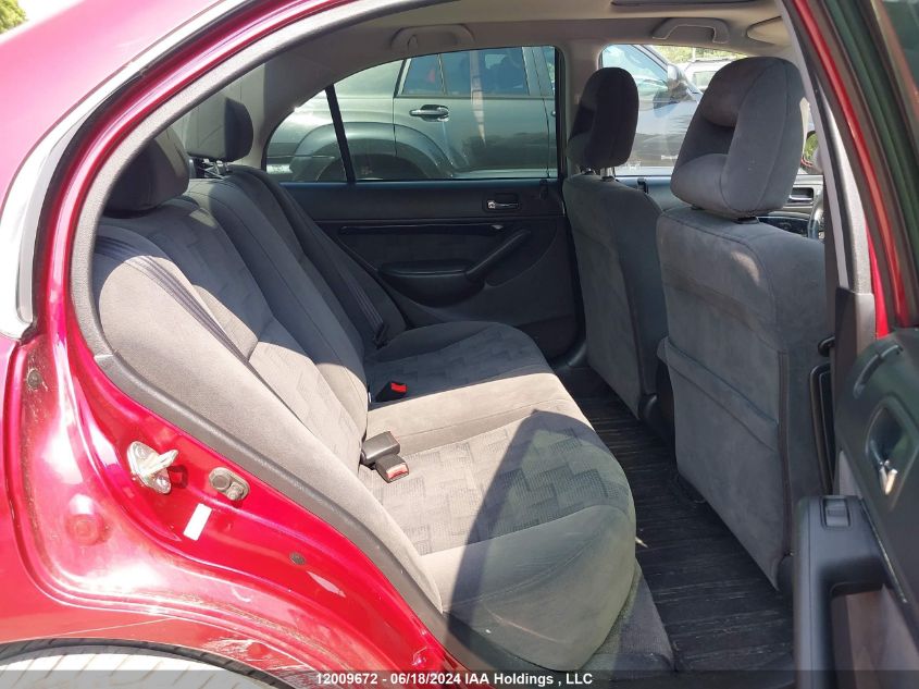 2005 Acura El VIN: 2HHES36665H102643 Lot: 12009672