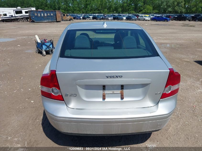 2006 Volvo S40 VIN: YV1MS382862153154 Lot: 12009683