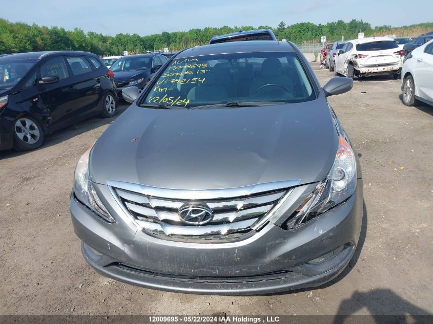 2013 Hyundai Sonata Gls VIN: 5NPEB4AC5DH792154 Lot: 12009695