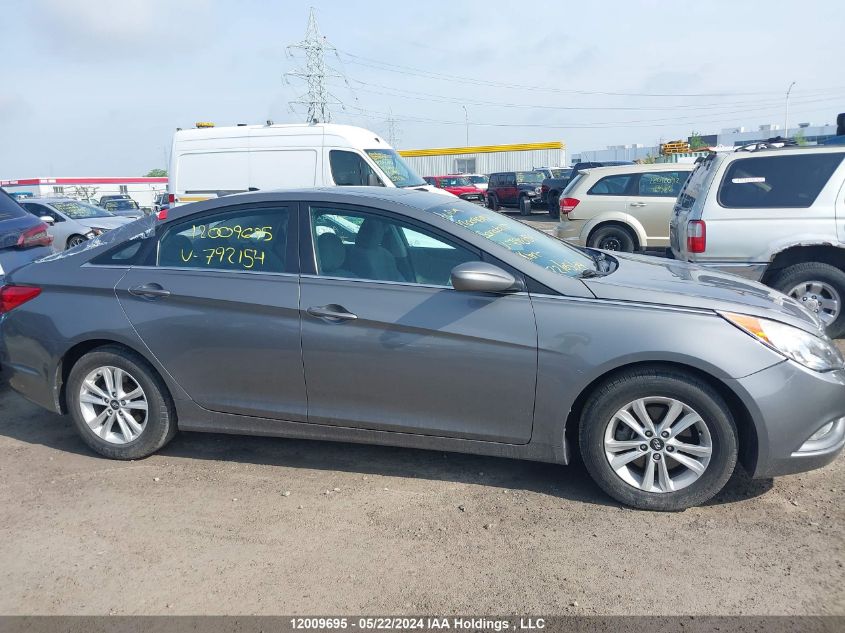 2013 Hyundai Sonata Gls VIN: 5NPEB4AC5DH792154 Lot: 12009695