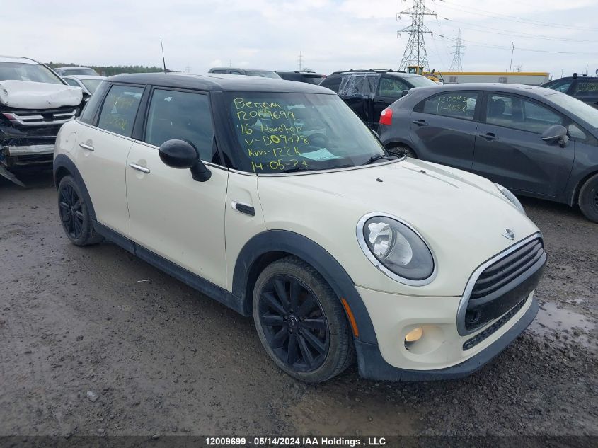 2016 Mini Cooper Hardtop 5 Door VIN: WMWXU1C54G2D09078 Lot: 12009699