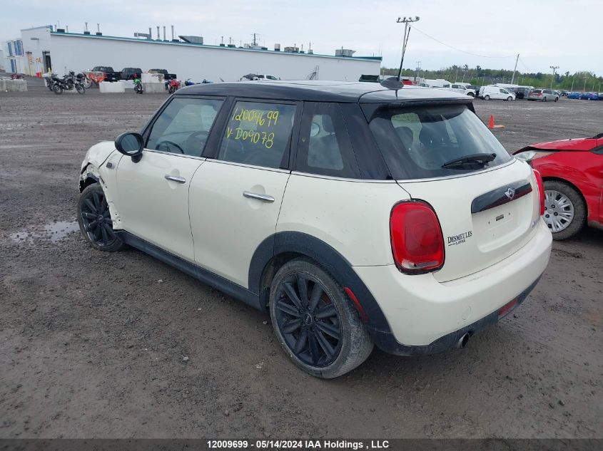 2016 Mini Cooper Hardtop 5 Door VIN: WMWXU1C54G2D09078 Lot: 12009699