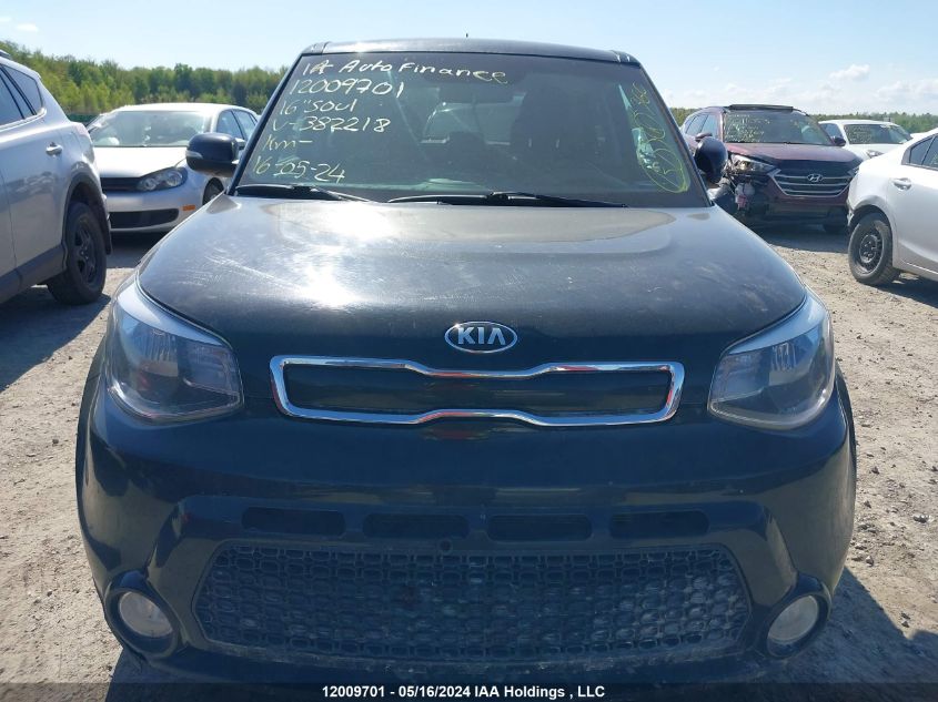 2016 Kia Soul VIN: KNDJP3A59G7382218 Lot: 12009701