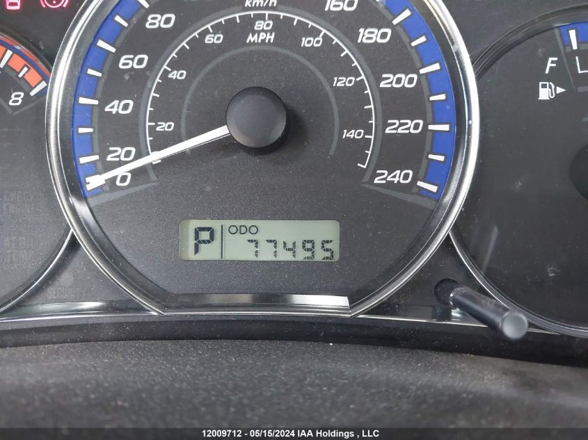 2010 Subaru Forester VIN: JF2SH6BC3AH702250 Lot: 12009712