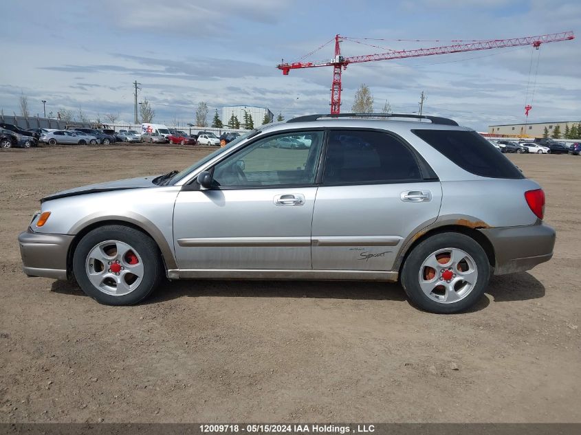2002 Subaru Impreza Outback Sport VIN: JF1GG68562H823877 Lot: 12009718