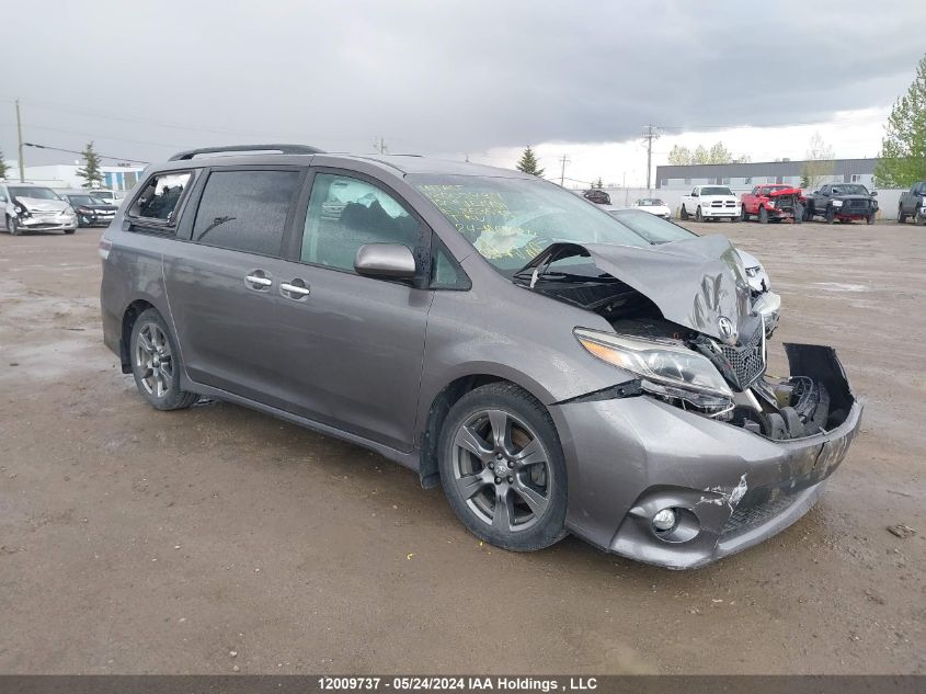 2017 Toyota Sienna Se VIN: 5TDXZ3DC9HS853533 Lot: 12009737