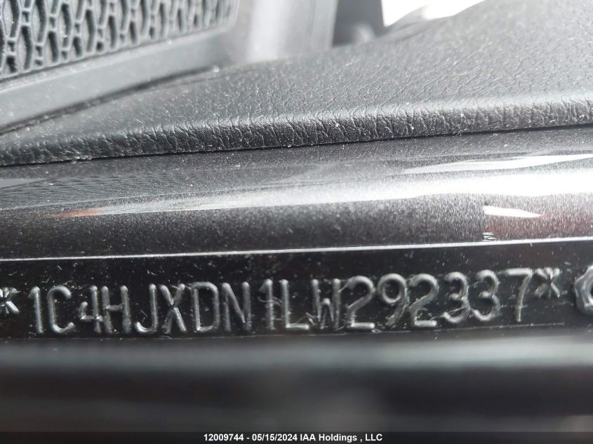 2020 Jeep Wrangler Unlimited Sport VIN: 1C4HJXDN1LW292337 Lot: 12009744