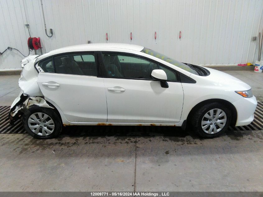 2012 Honda Civic Lx VIN: 2HGFB2F42CH046084 Lot: 12009771