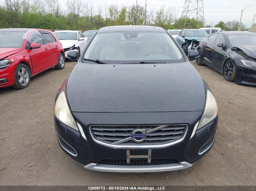 2012 Volvo S60 T6 VIN: YV1902FH5C2022319 Lot: 12009772