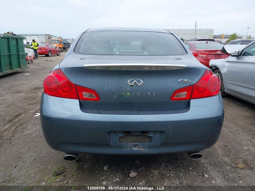 2007 Infiniti G35 X VIN: JNKBV61F47M818137 Lot: 12009789