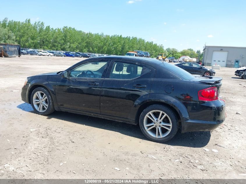 2012 Dodge Avenger Sxt VIN: 1C3CDZCB3CN111821 Lot: 12009819