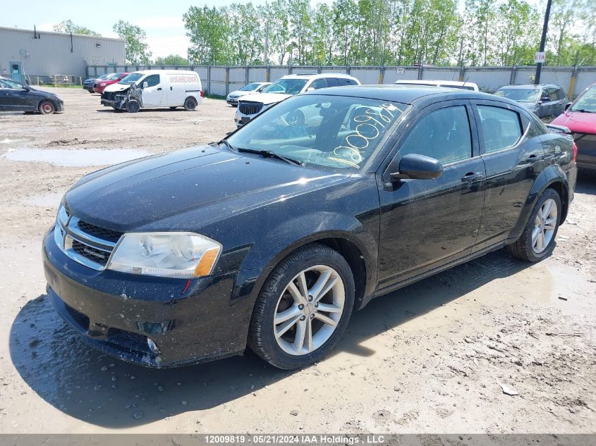 2012 Dodge Avenger Sxt VIN: 1C3CDZCB3CN111821 Lot: 12009819