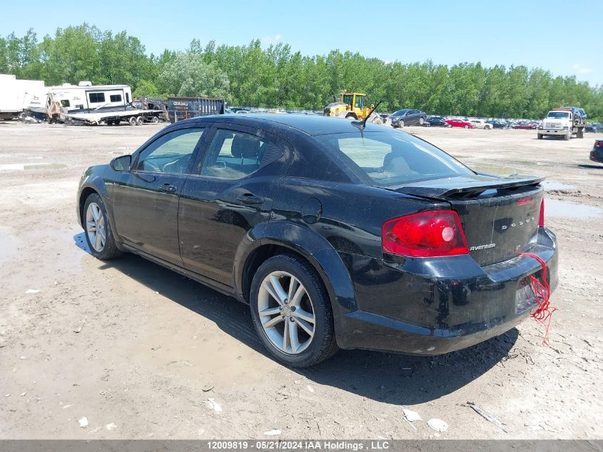 2012 Dodge Avenger Sxt VIN: 1C3CDZCB3CN111821 Lot: 12009819