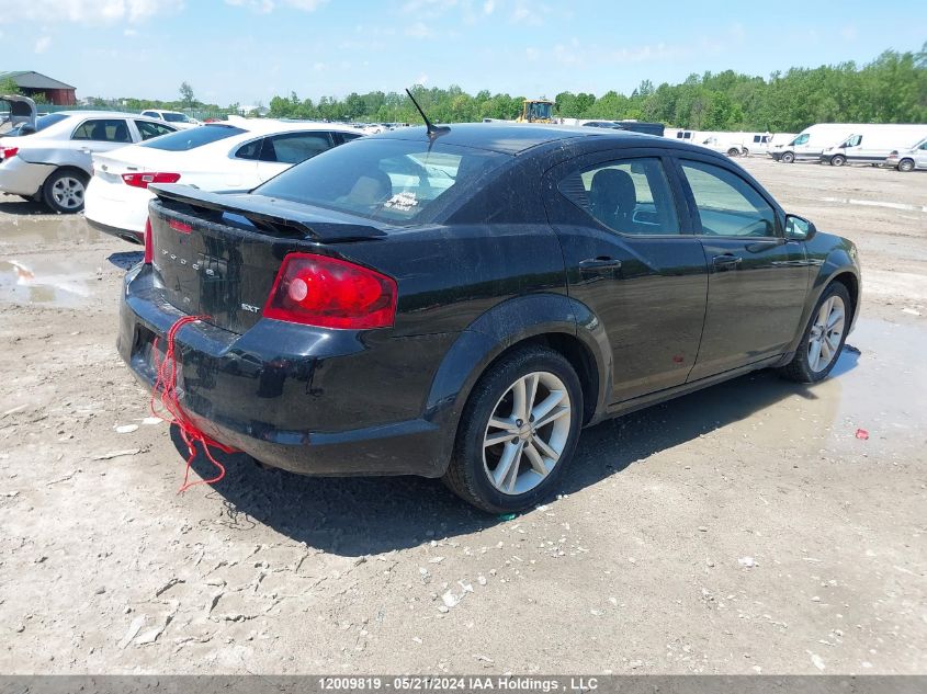 2012 Dodge Avenger Sxt VIN: 1C3CDZCB3CN111821 Lot: 12009819