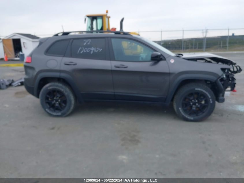 2022 Jeep Cherokee Trailhawk VIN: 1C4PJMBX0ND516615 Lot: 12009824