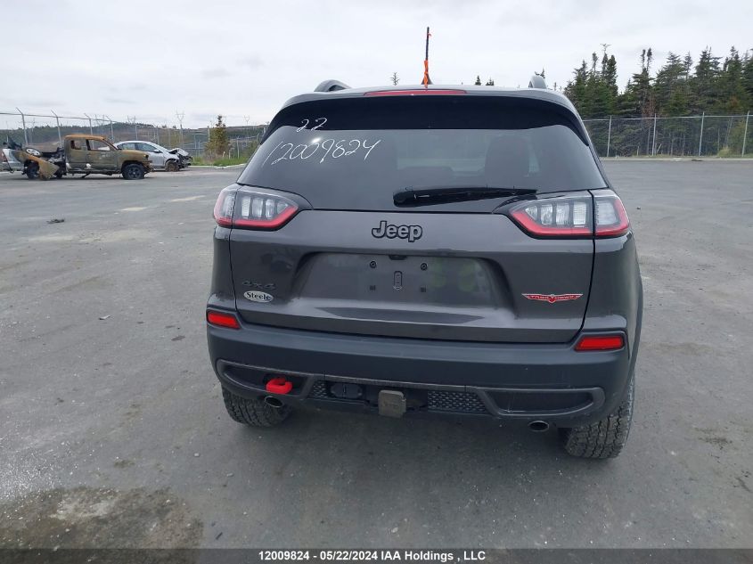 2022 Jeep Cherokee Trailhawk VIN: 1C4PJMBX0ND516615 Lot: 12009824