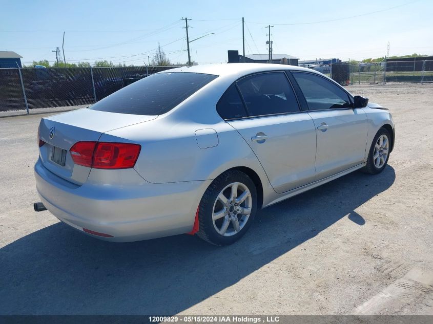 2011 Volkswagen Jetta Sedan VIN: 3VW1K7AJ0BM332953 Lot: 12009829