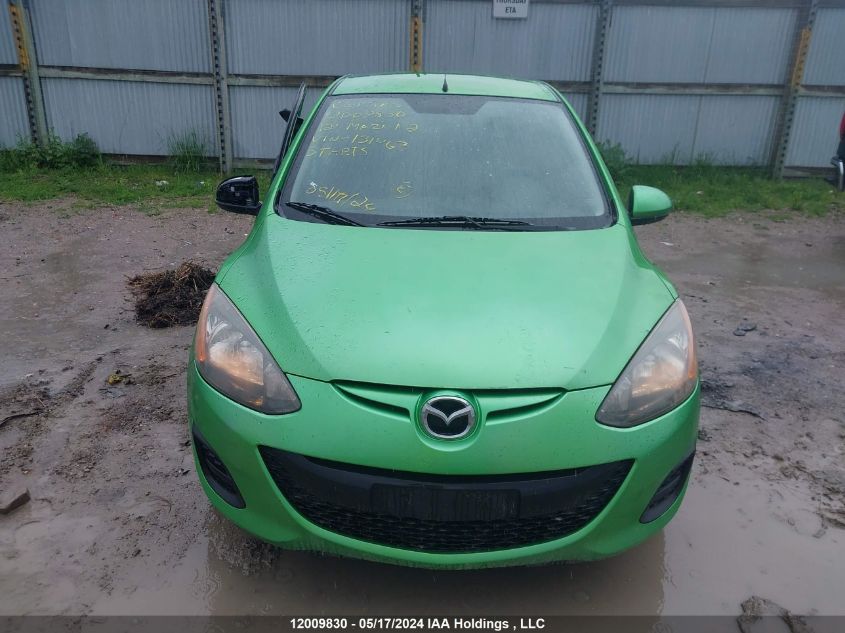 2012 Mazda Mazda2 VIN: JM1DE1KY2C0131463 Lot: 12009830