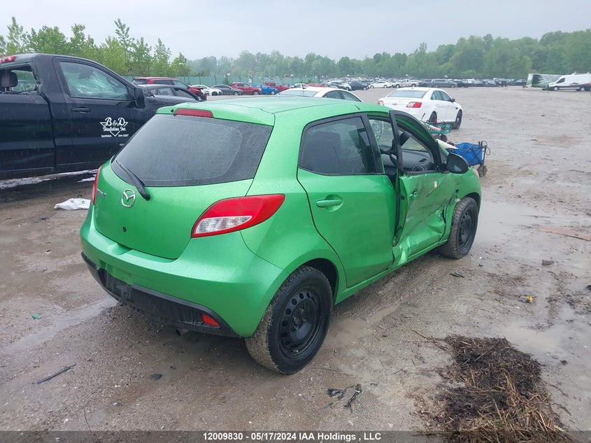 2012 Mazda Mazda2 VIN: JM1DE1KY2C0131463 Lot: 12009830