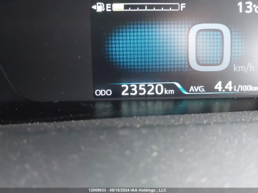 2020 Toyota Prius Le/Xle VIN: JTDL9RFUXL3018896 Lot: 12009833