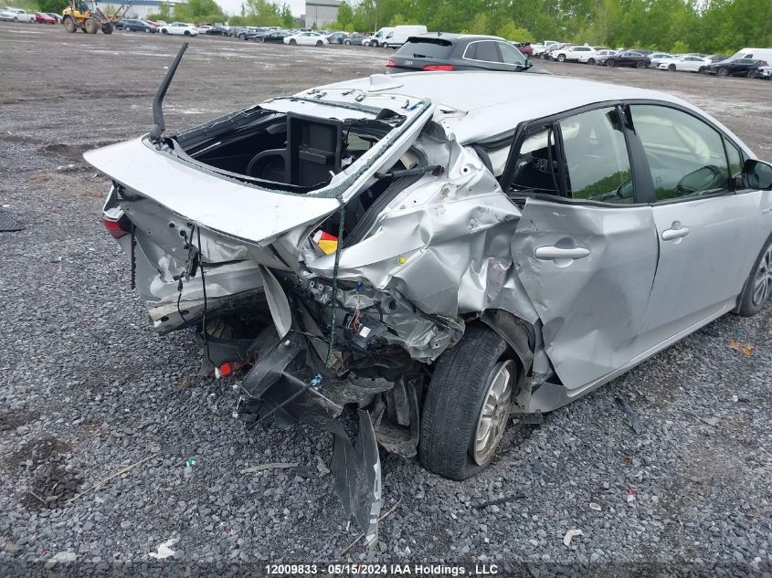 2020 Toyota Prius Le/Xle VIN: JTDL9RFUXL3018896 Lot: 12009833