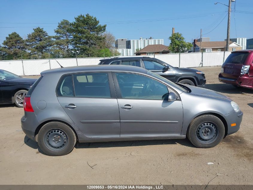 2009 Volkswagen Rabbit VIN: WVWDA71KX9W099878 Lot: 12009853