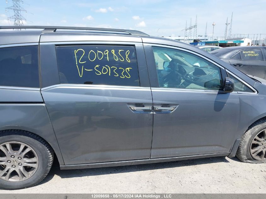 2012 Honda Odyssey VIN: 5FNRL5H42CB501335 Lot: 12009858