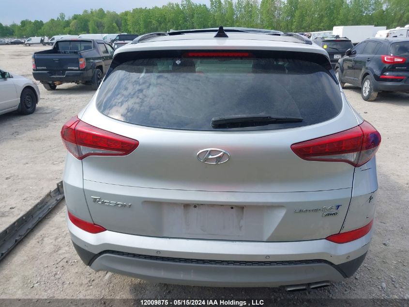 2017 Hyundai Tucson Limited/Sport And Eco/Se VIN: KM8J3CA21HU425353 Lot: 12009875