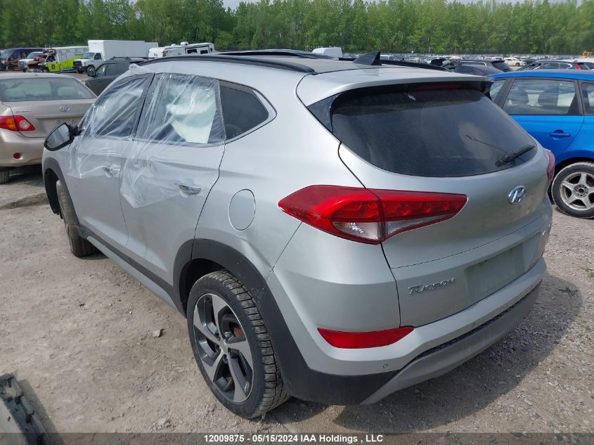 2017 Hyundai Tucson Limited/Sport And Eco/Se VIN: KM8J3CA21HU425353 Lot: 12009875