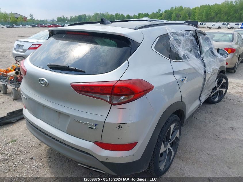 2017 Hyundai Tucson Limited/Sport And Eco/Se VIN: KM8J3CA21HU425353 Lot: 12009875