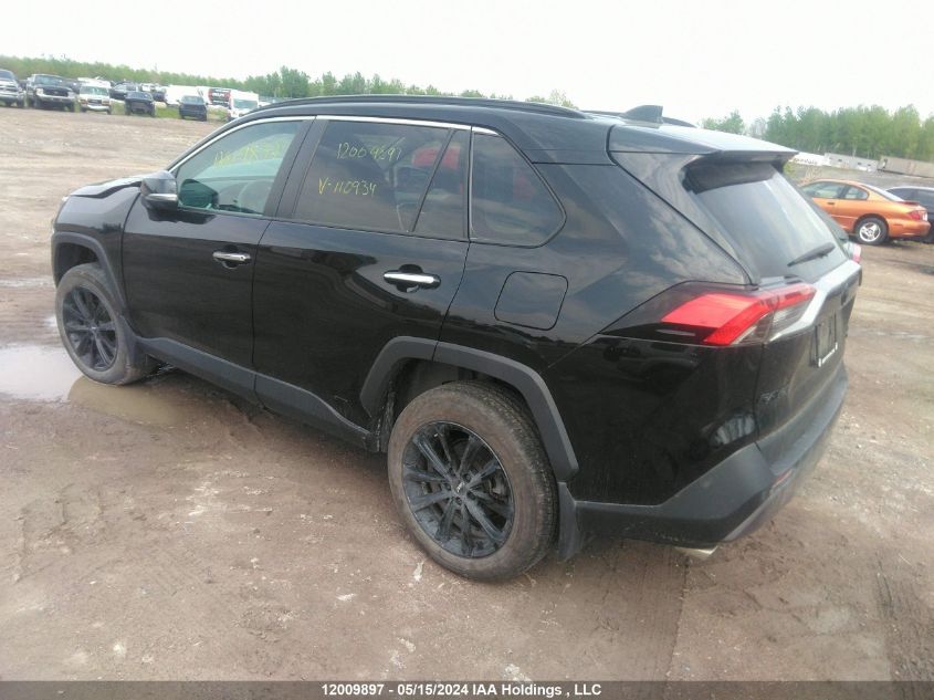 2021 Toyota Rav4 Hybrid Limited VIN: 2T3DWRFV8MW110934 Lot: 12009897