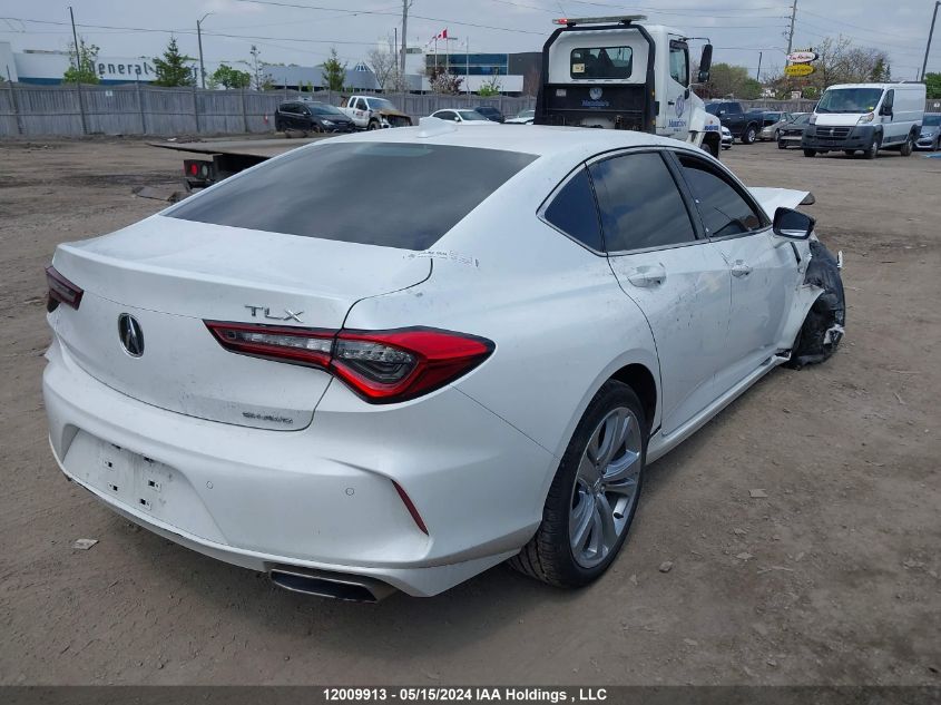 2022 Acura Tlx Technology VIN: 19UUB6F40NA800910 Lot: 12009913