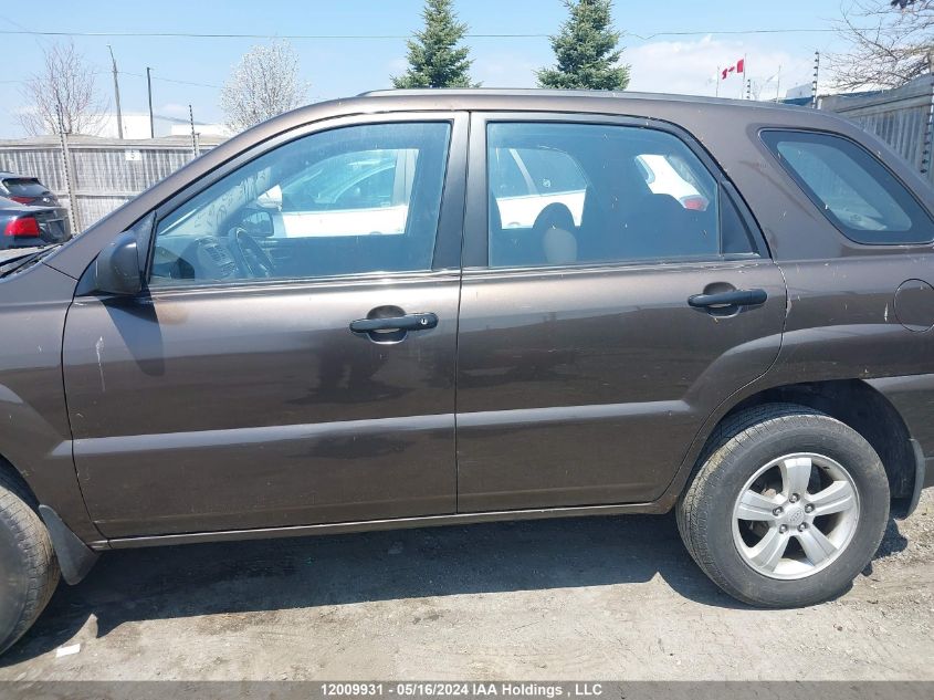 2009 Kia Sportage VIN: KNDJF722897628337 Lot: 12009931