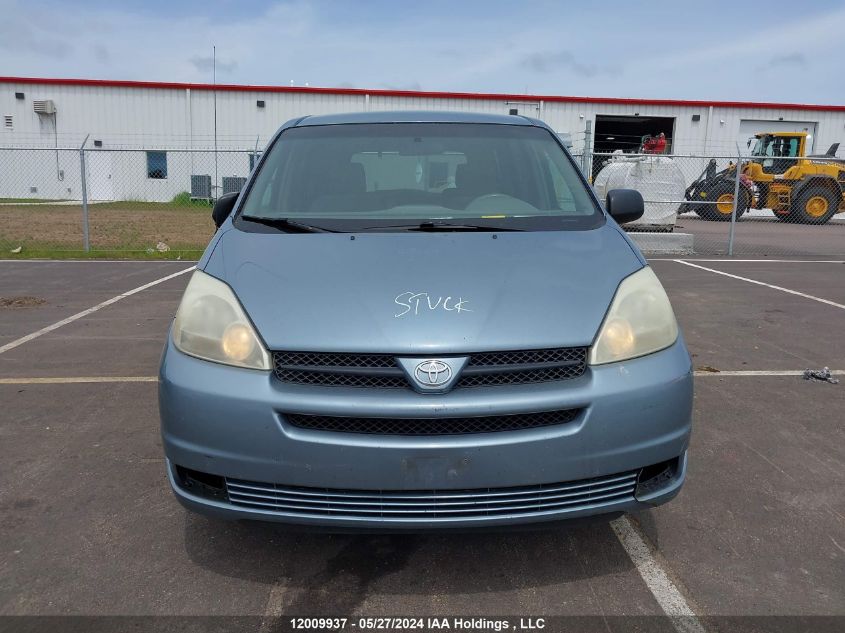 2005 Toyota Sienna VIN: 5TDZA29C85S237840 Lot: 12009937