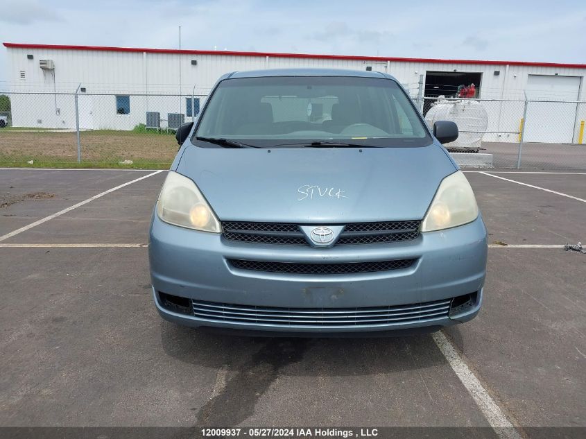 2005 Toyota Sienna VIN: 5TDZA29C85S237840 Lot: 12009937
