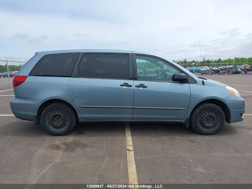 2005 Toyota Sienna VIN: 5TDZA29C85S237840 Lot: 12009937