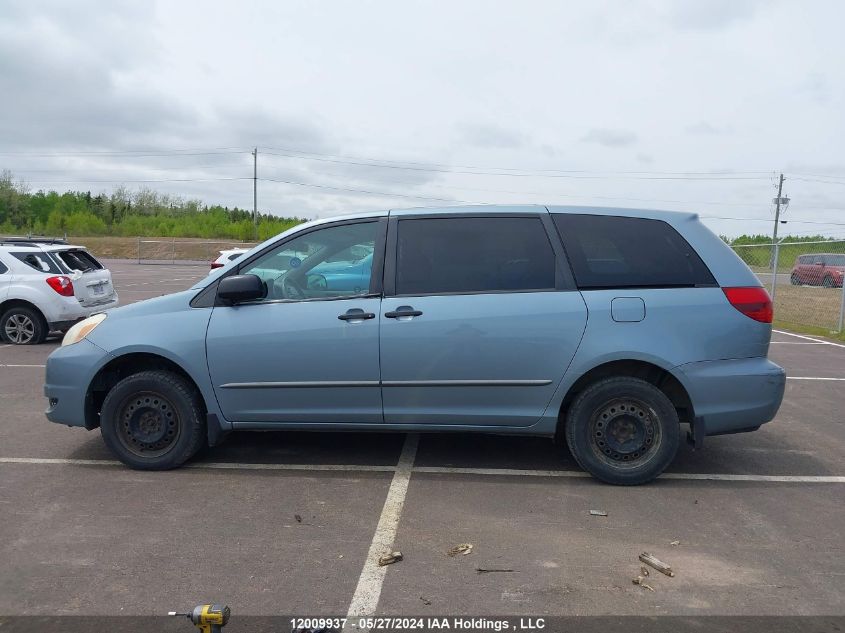 2005 Toyota Sienna VIN: 5TDZA29C85S237840 Lot: 12009937
