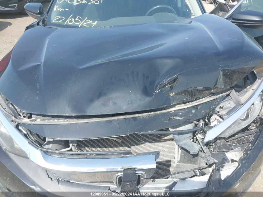 2018 Honda Civic Lx VIN: 2HGFC2F66JH036301 Lot: 12009951