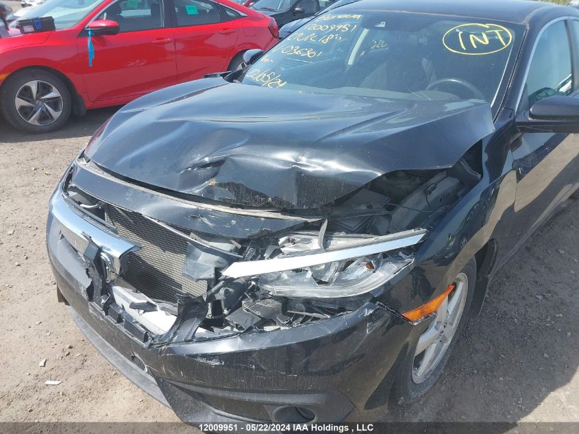 2018 Honda Civic Lx VIN: 2HGFC2F66JH036301 Lot: 12009951