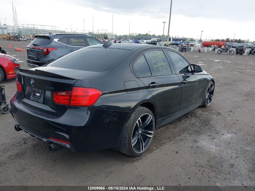 2013 BMW 3 Series VIN: WBA3B9C59DF140342 Lot: 12009965