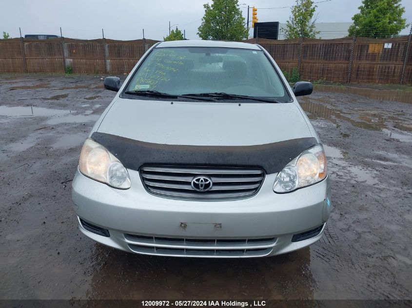 2004 Toyota Corolla Ce/Le/Sport VIN: 2T1BR32E64C796404 Lot: 12009972