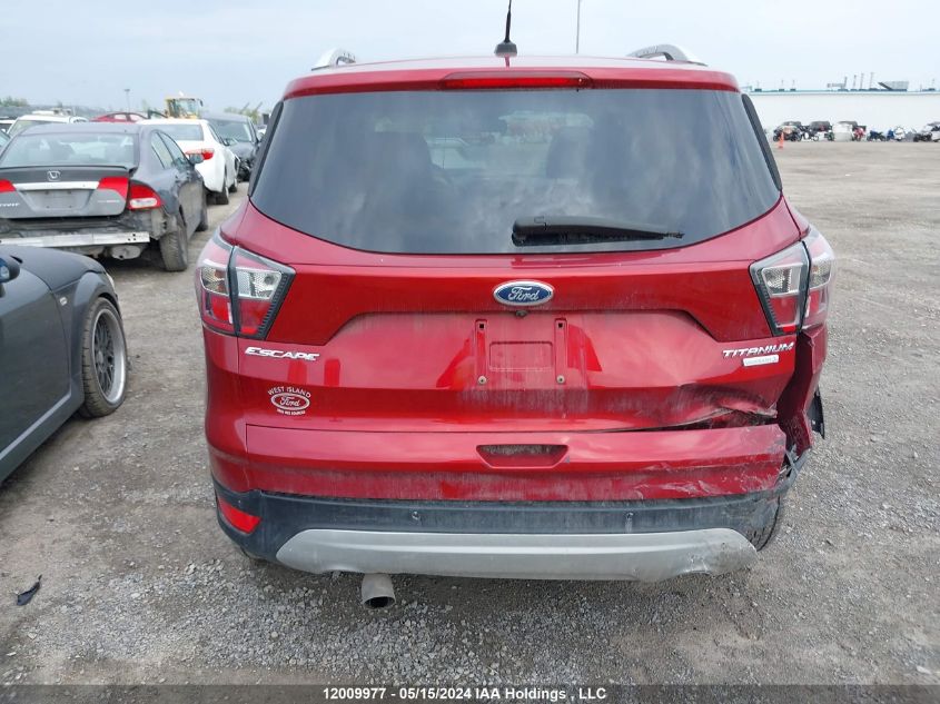 2017 Ford Escape VIN: 1FMCU0J93HUB24407 Lot: 12009977