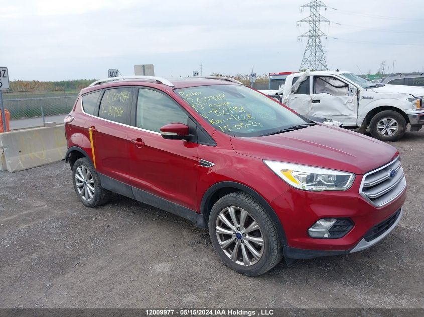 2017 Ford Escape VIN: 1FMCU0J93HUB24407 Lot: 12009977