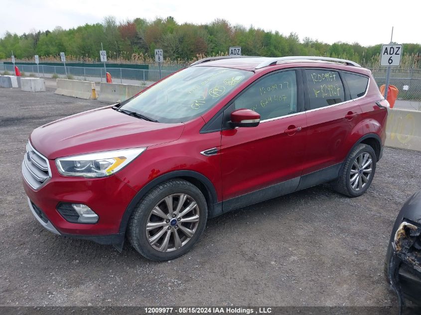 2017 Ford Escape VIN: 1FMCU0J93HUB24407 Lot: 12009977