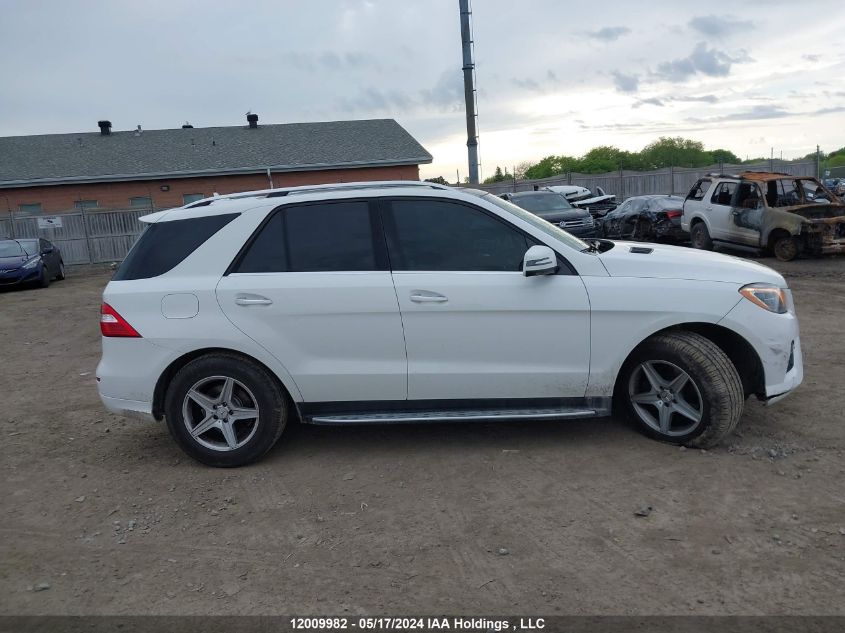 2014 Mercedes-Benz Ml-Class VIN: 4JGDA2EB1EA382380 Lot: 12009982