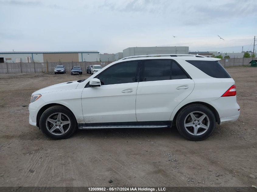 2014 Mercedes-Benz Ml-Class VIN: 4JGDA2EB1EA382380 Lot: 12009982